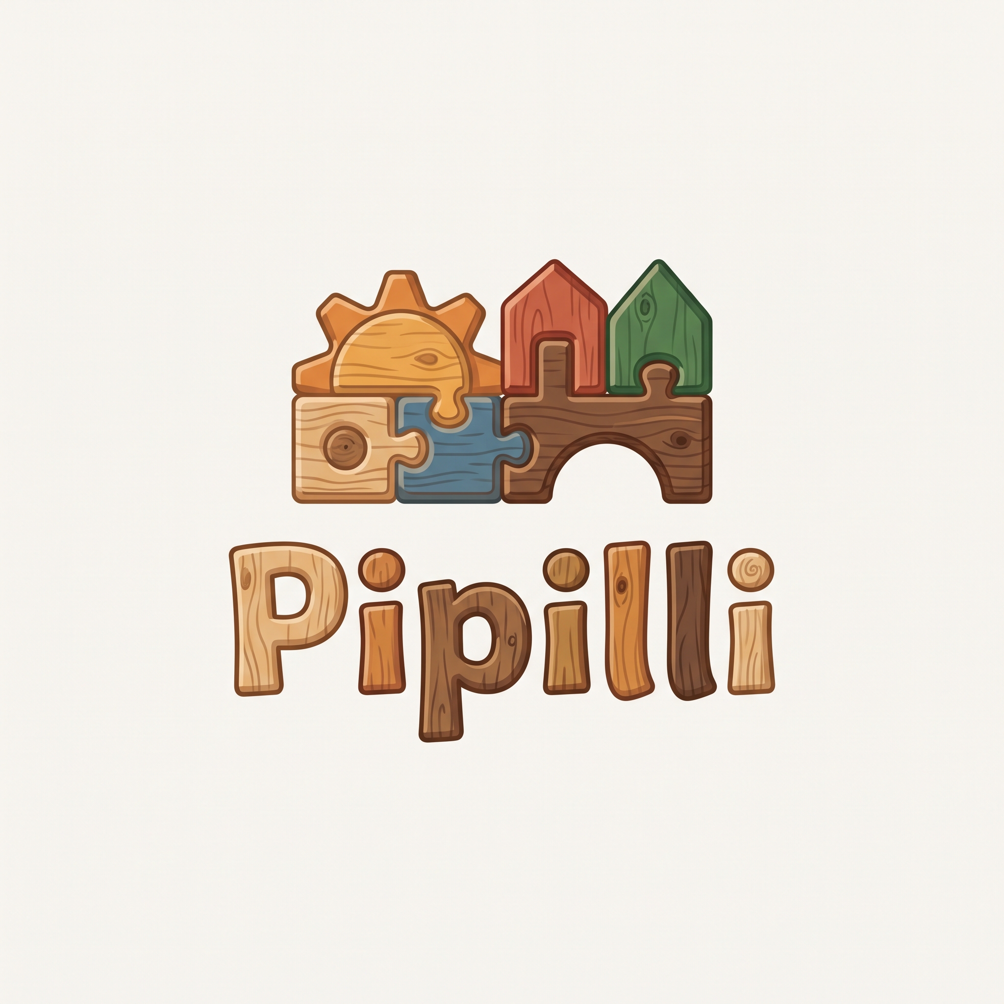 Logo de PRODUCTOS DE MADERA "PIPILLI"