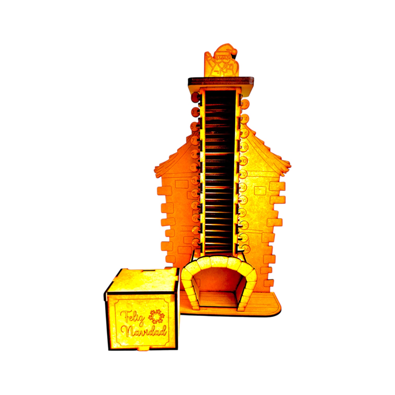 CHIMENEA CUENTA REGRESIVA SANTA CLAUS