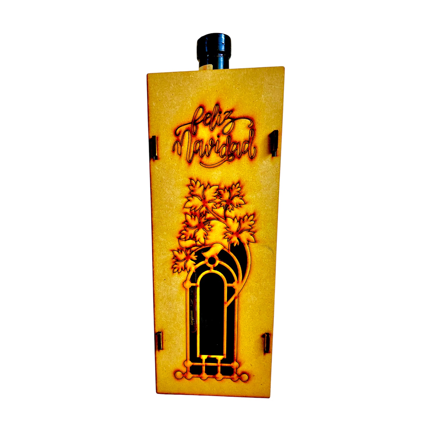 PORTA- BOTELLA FELIZ NAVIDAD