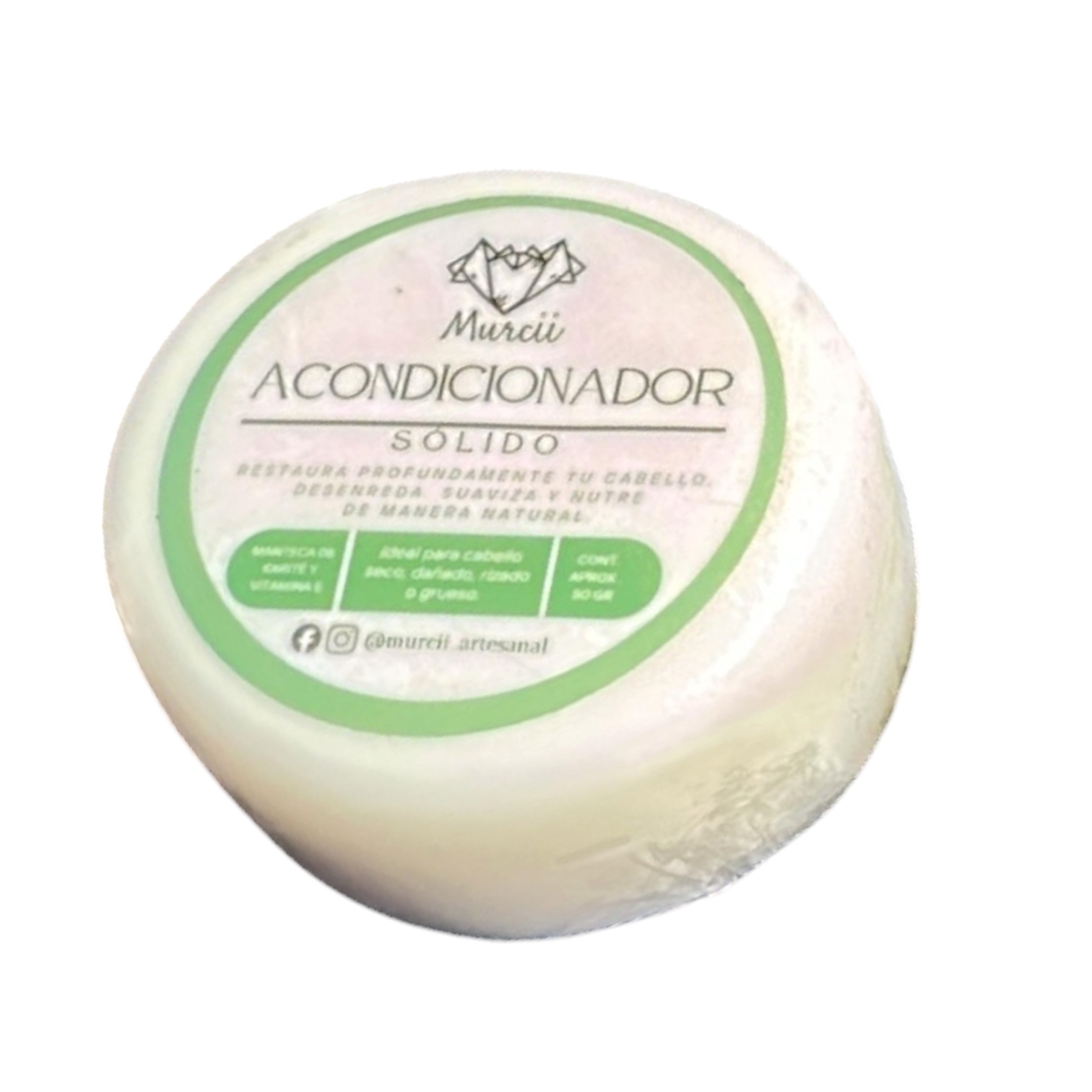 Acondicionador sólido Presentación aprox. 60g