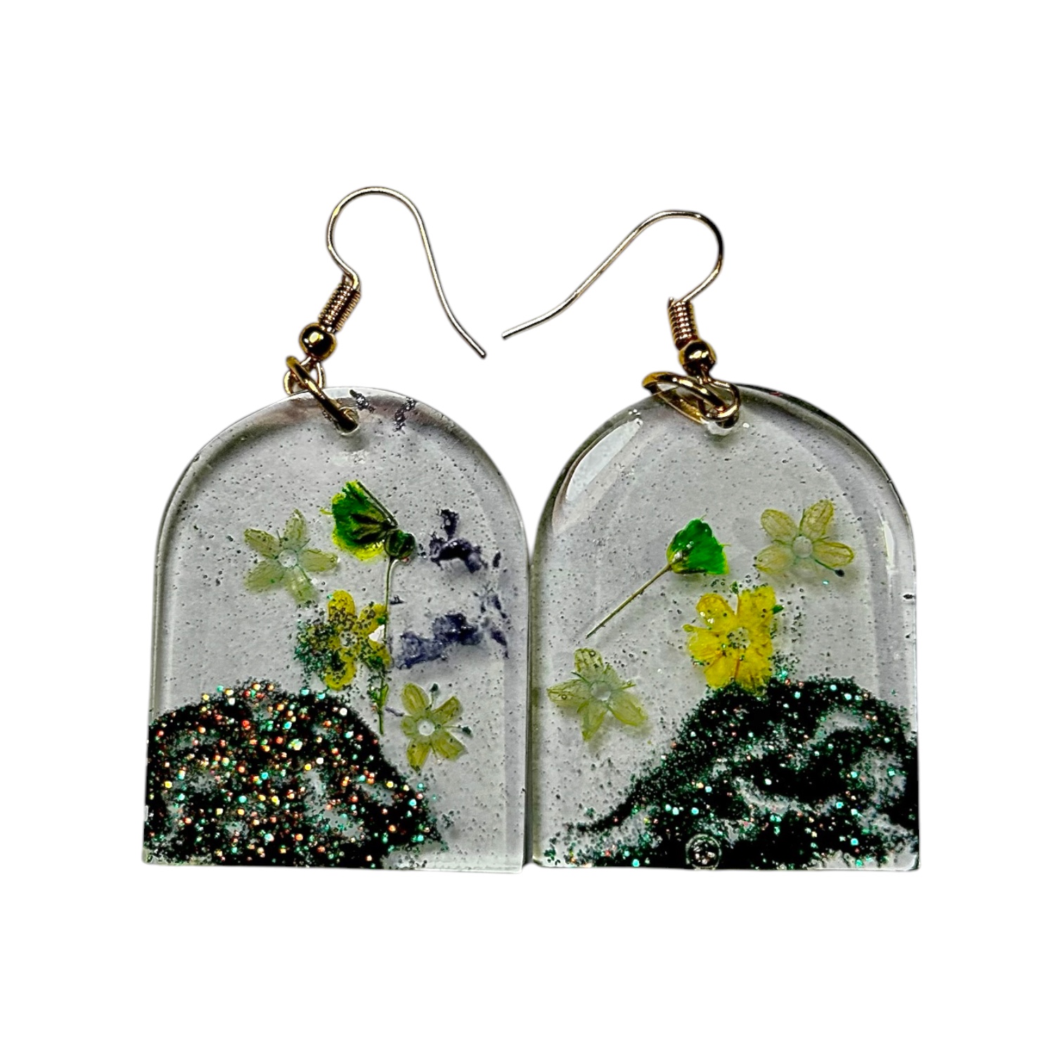 Aretes verdes