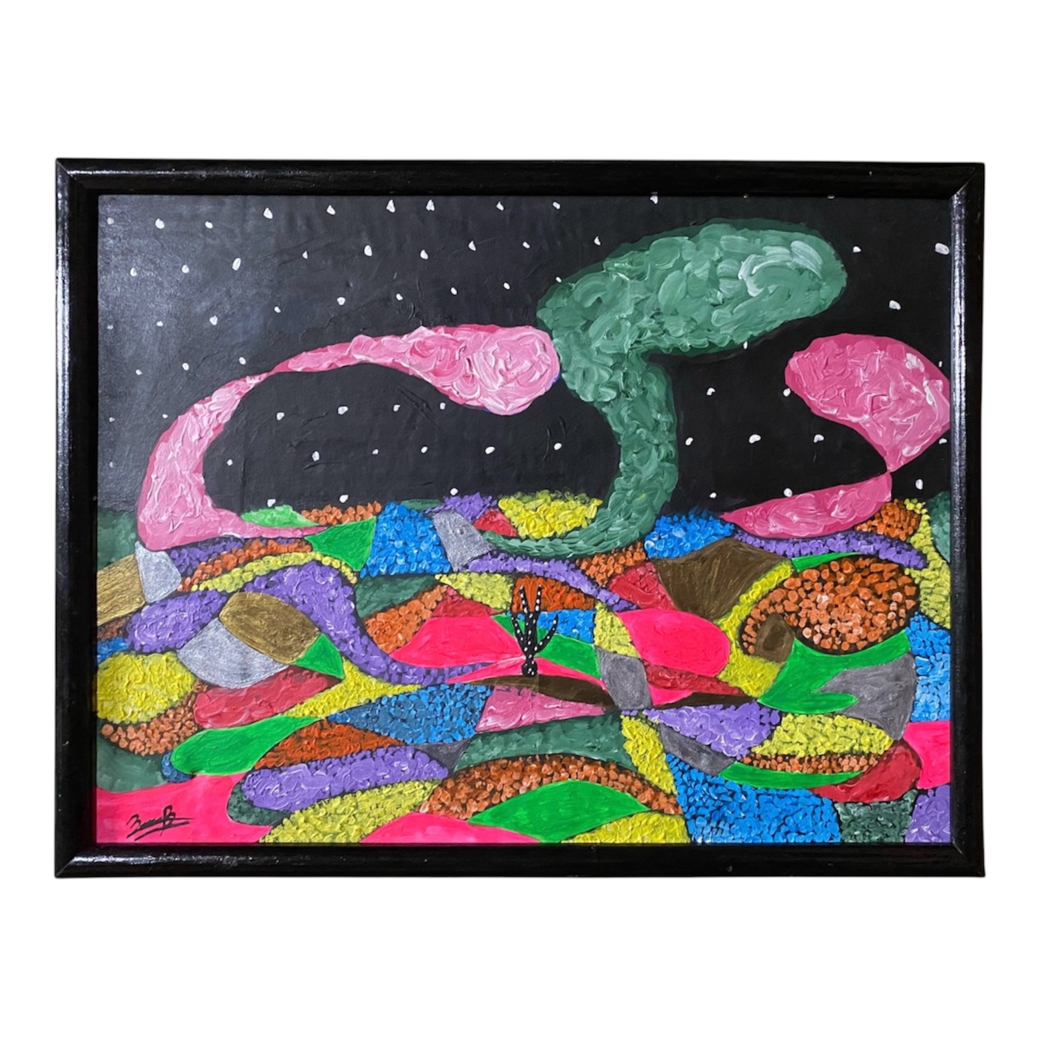 PINTURA MAR PSICODÉLICO