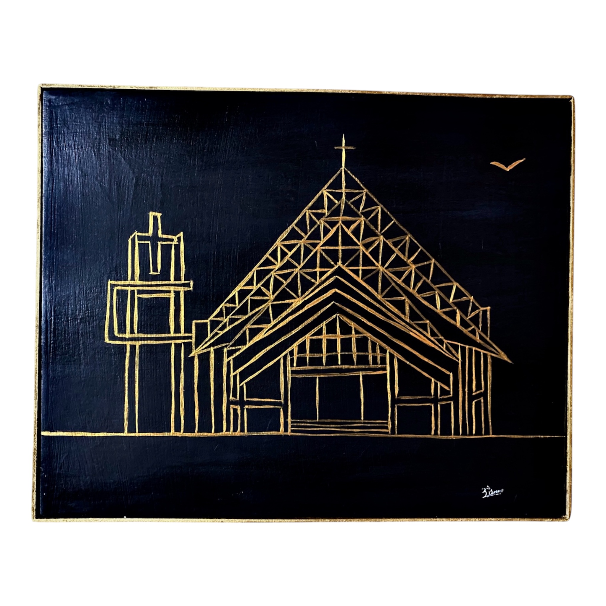 PINTURA IGLESIA DE SAN ANDRÉS TOMATLAN
