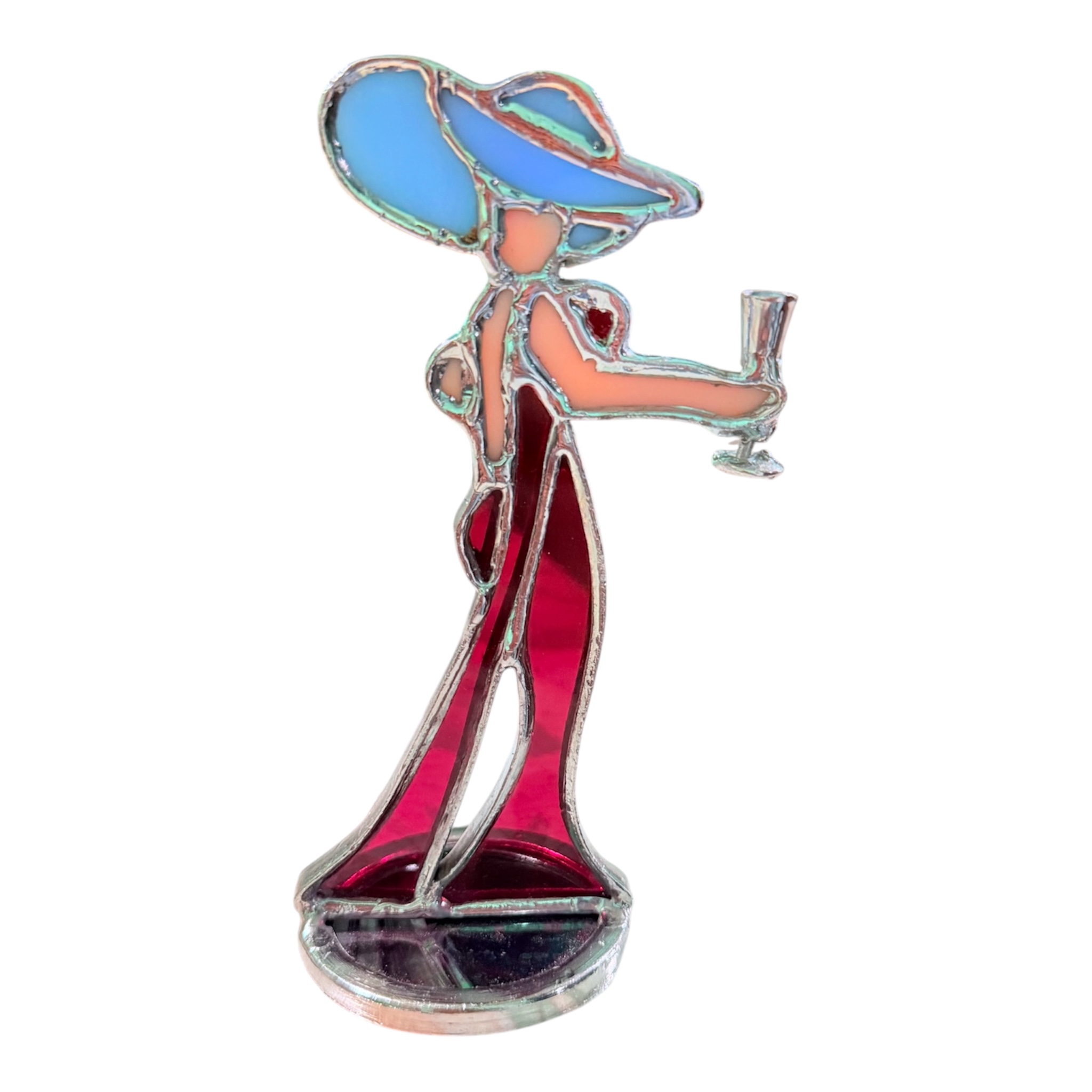 Dama con copa