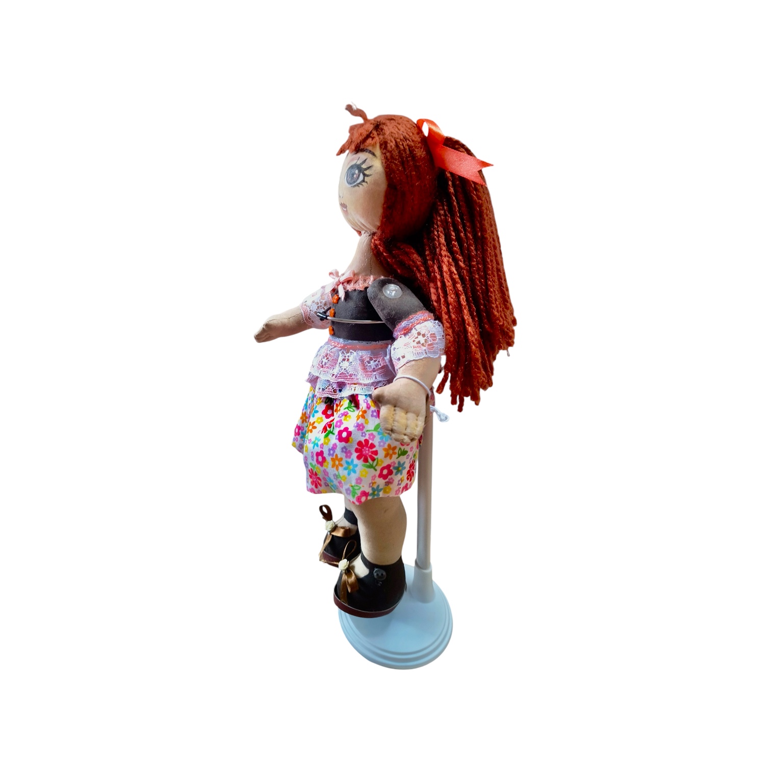 MUÑECA ZAPATITOS CAFES
